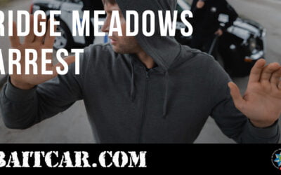 Ridge Meadows Bait Car Arrest
